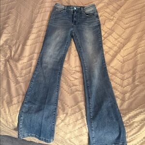 Classic Blue Flared Women's Jeans